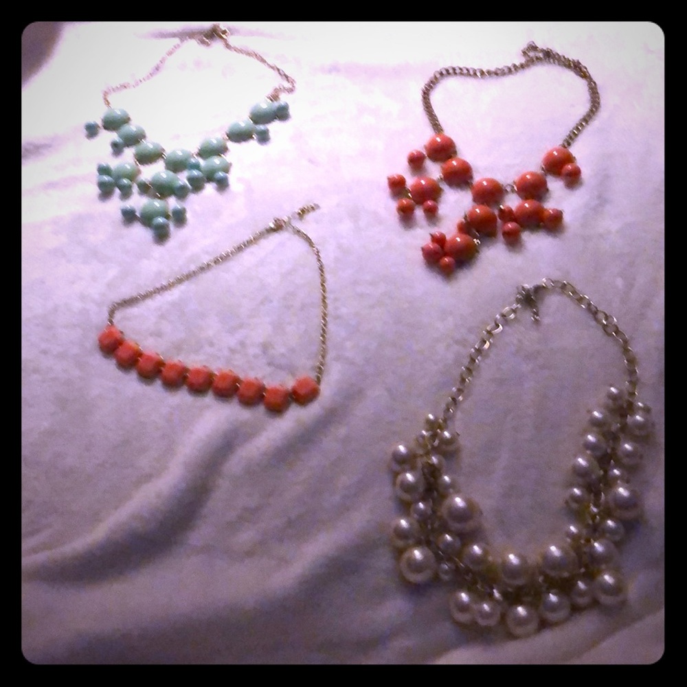 Set of beaded necklaces